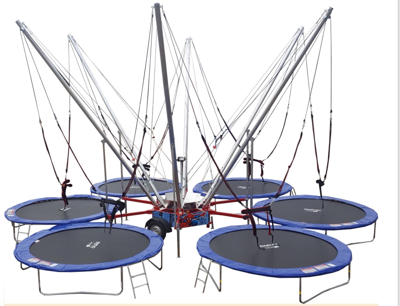 Bungee Trampoline with 6 sits