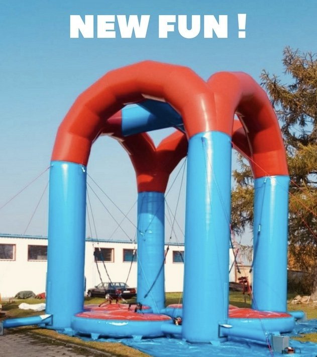 Inflatable bungee trampoline